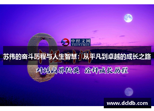 苏伟的奋斗历程与人生智慧：从平凡到卓越的成长之路